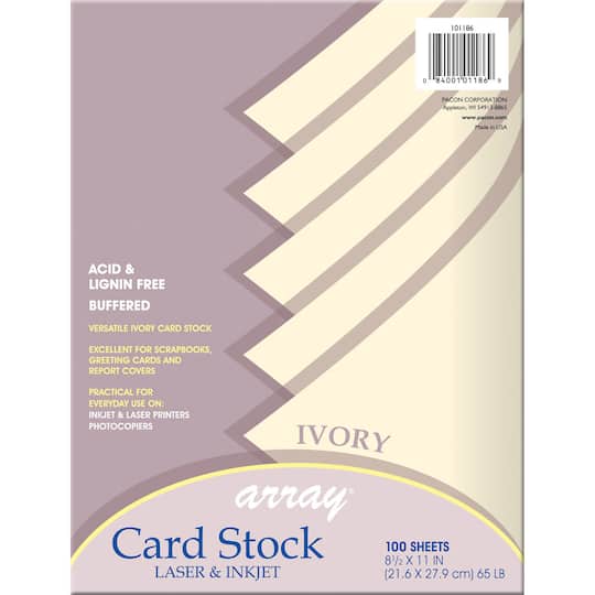 Pacon® Classic Ivory Cardstock Paper, 8.5" x 11"